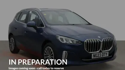 Used BMW 225 Active Tourer Luxury Line 245 HP (180 kW) 2023 Blue MPV