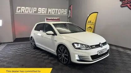 Used VW Golf VII GTD 184 HP (135 kW) 2015 White Hatchback