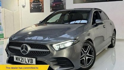 Używany Mercedes A200 Executive 163 KM (119 kW) 2021 Szary Hatchback