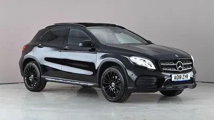 Used Mercedes GLA220 AMG line 177 HP (130 kW) 2018 Black SUV