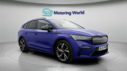 Used Skoda Enyaq iV SportlinePlus 210 kW (286 HP) 2024 Blue SUV