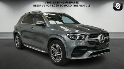 Begagnad Mercedes GLE350 AMG line 320 HK (235 kW) 2021 Grå SUV