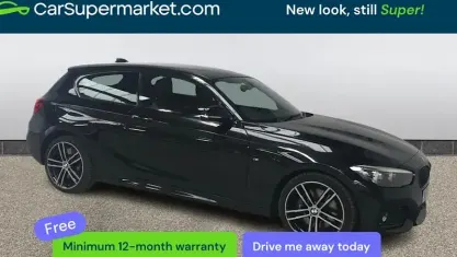 Begagnad BMW 118 Efficient Dynamics 150 HK (110 kW) 2019 Svart Halvkombi