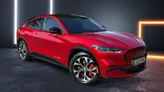Red Used 2021 Ford Mustang Mach-E Extended Range SUV | £26,500 (Fair price)
