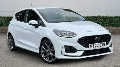 Used Ford Fiesta ST-Line 125 HP (91 kW) 2022 White Hatchback
