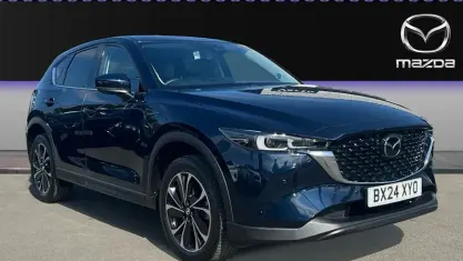 Begagnad Mazda CX-5 Exclusive-Line 165 HK (121 kW) 2024 Blå SUV