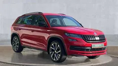 Velvet red metallic Used 2020 Skoda Kodiaq SportLine SUV | £26,000 (Fair price)