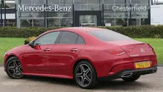 Red Used 2022 Mercedes CLA220 AMG Line Premium Sedan | £28,509 (Fair price)