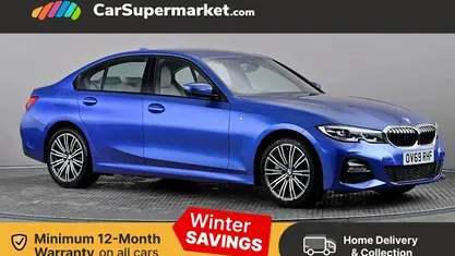 Blue Used 2019 BMW 330e M Sport Sedan | £16,997 (Fair price)
