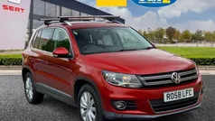 Red Used 2014 VW Tiguan Match SUV | £9,863 (Fair price)