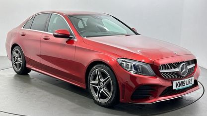 Usado Mercedes C300 AMG Line Premium 245 CV (180 kW) 2019 Rojo Berlina