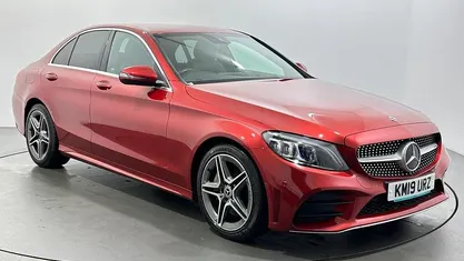 Used Mercedes C300 AMG Line Premium 245 HP (180 kW) 2019 Red Sedan
