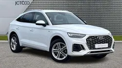 White Used 2022 Audi Q5 Sportback S-Line SUV | £33,186 (Good price)