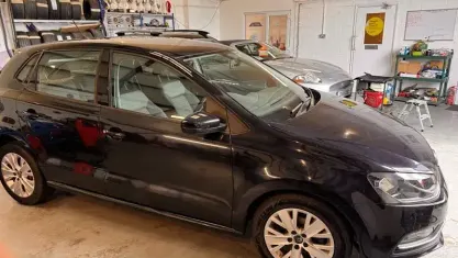 Used VW Polo SE 90 HP (66 kW) 2015 Black Hatchback