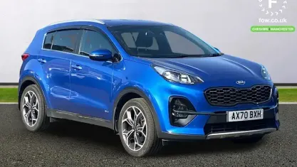 Used Kia Sportage GT-Line 136 HP (100 kW) 2021 Blue SUV