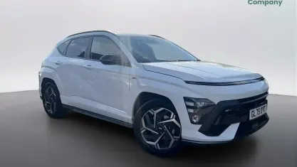 Used Hyundai Kona N Line 137 HP (100 kW) 2025 White SUV