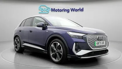 Blue Used 2022 Audi Q4 e-tron S-Line SUV | £22,100 (Good price)