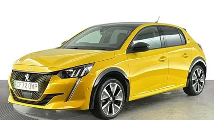 Used Peugeot e-208 Premium 100 kW (136 HP) 2022 Yellow Hatchback