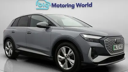 Grey Used 2022 Audi Q4 e-tron S-Line SUV | £23,200 (Fair price)
