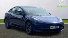 Blue Used 2021 Tesla Model 3 Standard Range Sedan | £15,099 (Good price)