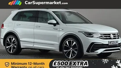 White Used 2023 VW Tiguan R-line SUV | £24,776 (Fair price)