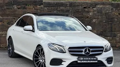 Used Mercedes E350 AMG Line Premium 258 HP (189 kW) 2018 White Sedan