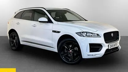White Used 2019 Jaguar F-Pace R-Sport SUV | £18,495 (Good price)
