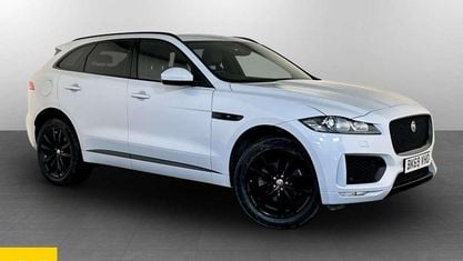 Używany Jaguar F-Pace Chequered Flag 250 KM (183 kW) 2019 Biały SUV