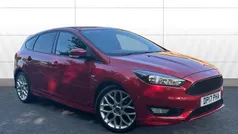Red Used 2017 Ford Focus ST-Line Hatchback | £10,340 (Fair price)