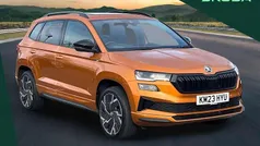Phoenix orange Used 2023 Skoda Karoq SportLine SUV | £27,890 (Fair price)