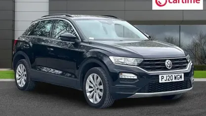 Used VW T-Roc SE 116 HP (85 kW) 2020 Black SUV