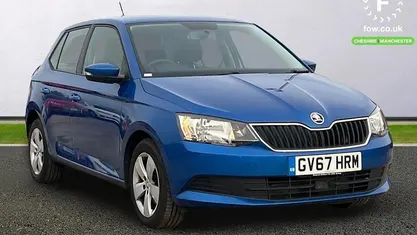 Blue Used 2018 Skoda Fabia SE Hatchback | £9,299 (Fair price)