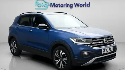 Used VW T-Cross Black Edition 95 HP (69 kW) 2023 Blue SUV
