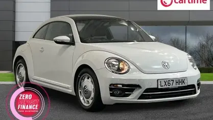 Used VW Beetle Design 105 HP (77 kW) 2017 White Hatchback