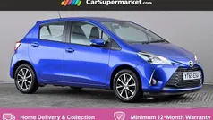 Blue Used 2019 Toyota Yaris Hatchback | £9,697 (Fair price)