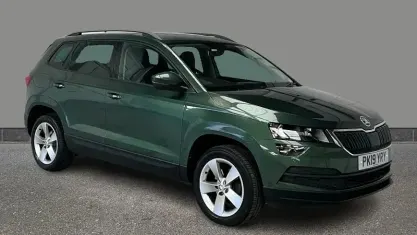 Used Skoda Karoq SE 150 HP (110 kW) 2019 Green SUV