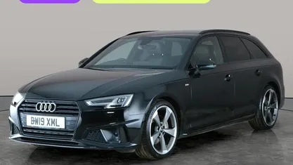 Used Audi A4 Black Edition 190 HP (139 kW) 2019 Black Estate