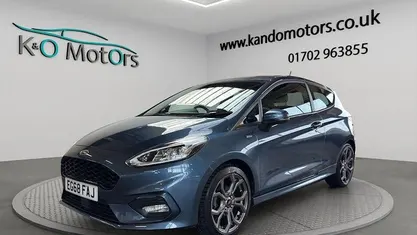 Used Ford Fiesta ST-Line 125 HP (91 kW) 2019 Blue Hatchback