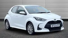 White Used 2023 Toyota Yaris Hybrid Hatchback | £16,550 (Fair price)