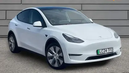 Used Tesla Model Y Long Range AWD 378 kW (514 HP) 2024 White SUV