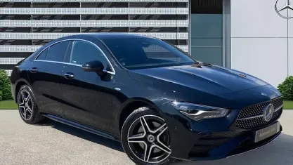Used Mercedes CLA250e AMG line 218 HP (160 kW) 2025 Black Coupe