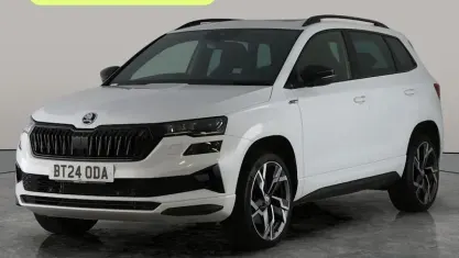 Used Skoda Karoq SportLine 150 HP (110 kW) 2024 White SUV