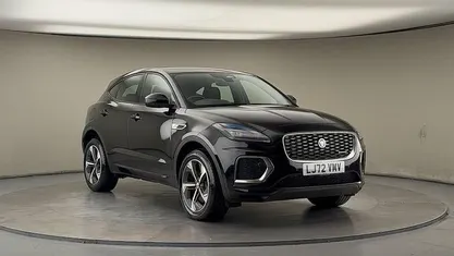 Santorini black Used 2022 Jaguar E-Pace R-Dynamic SUV | £24,200 (Fair price)