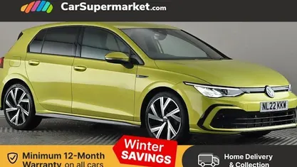 Yellow Used 2022 VW Golf VIII R-line Hatchback | £17,897 (Fair price)