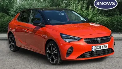 Used Vauxhall Corsa Elite 101 HP (74 kW) 2021 Orange Hatchback