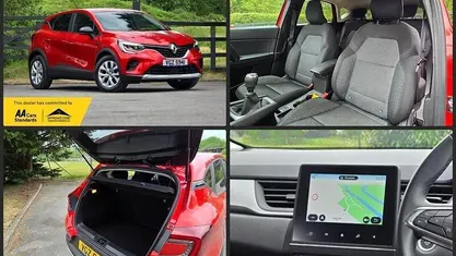 Flame red Used 2022 Renault Captur Iconic SUV | £12,475 (Fair price)