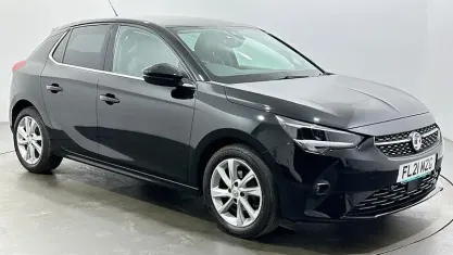 Used Vauxhall Corsa Elite 75 HP (55 kW) 2021 Black Hatchback