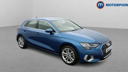 Used Audi A3 Sportback Sport 150 HP (110 kW) 2020 Blue Hatchback