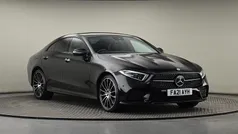 Obsidian black metallic finish Used 2021 Mercedes CLS400 AMG line Coupe | £31,000 (Fair price)