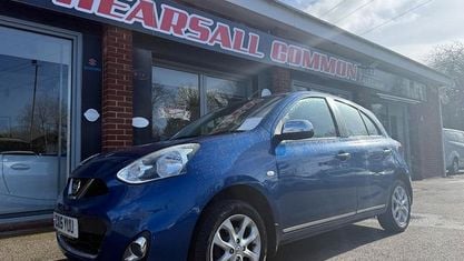 Second-hand Nissan Micra Acenta 80 CP (58 kW) 2015 Albastru Hatchback